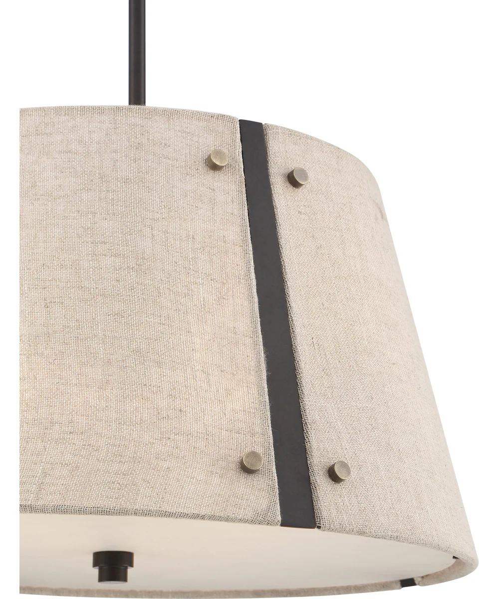 Amherst 3-light Pendant Mottled Cocoa - Image 6