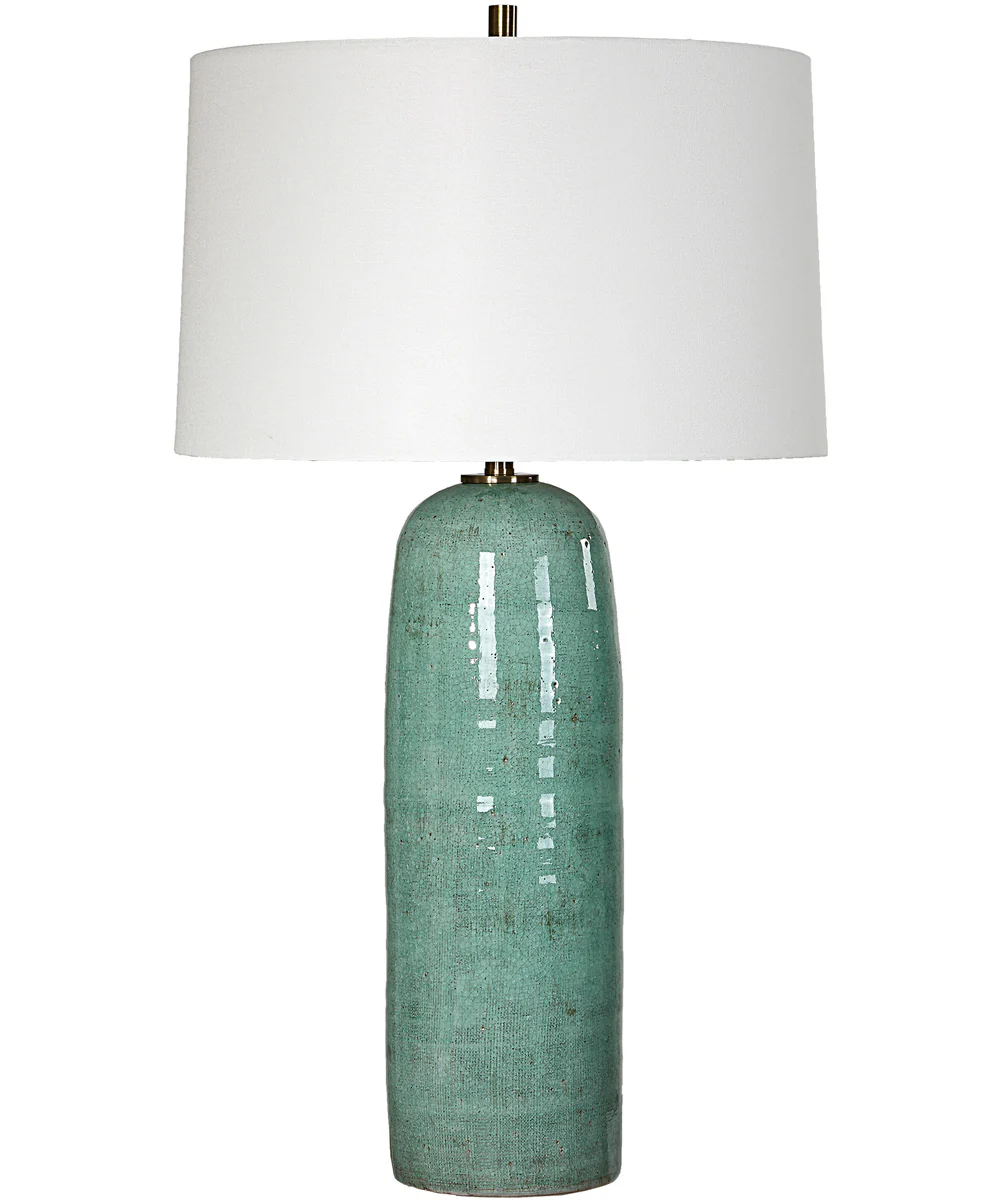 Andale Crackled Teal Table Lamp - Image 5