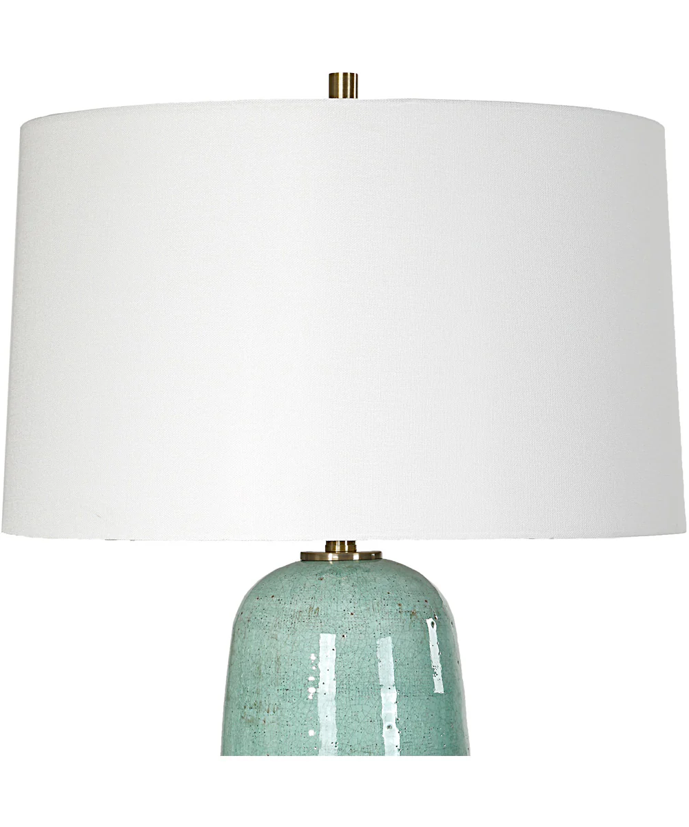 Andale Crackled Teal Table Lamp - Image 6