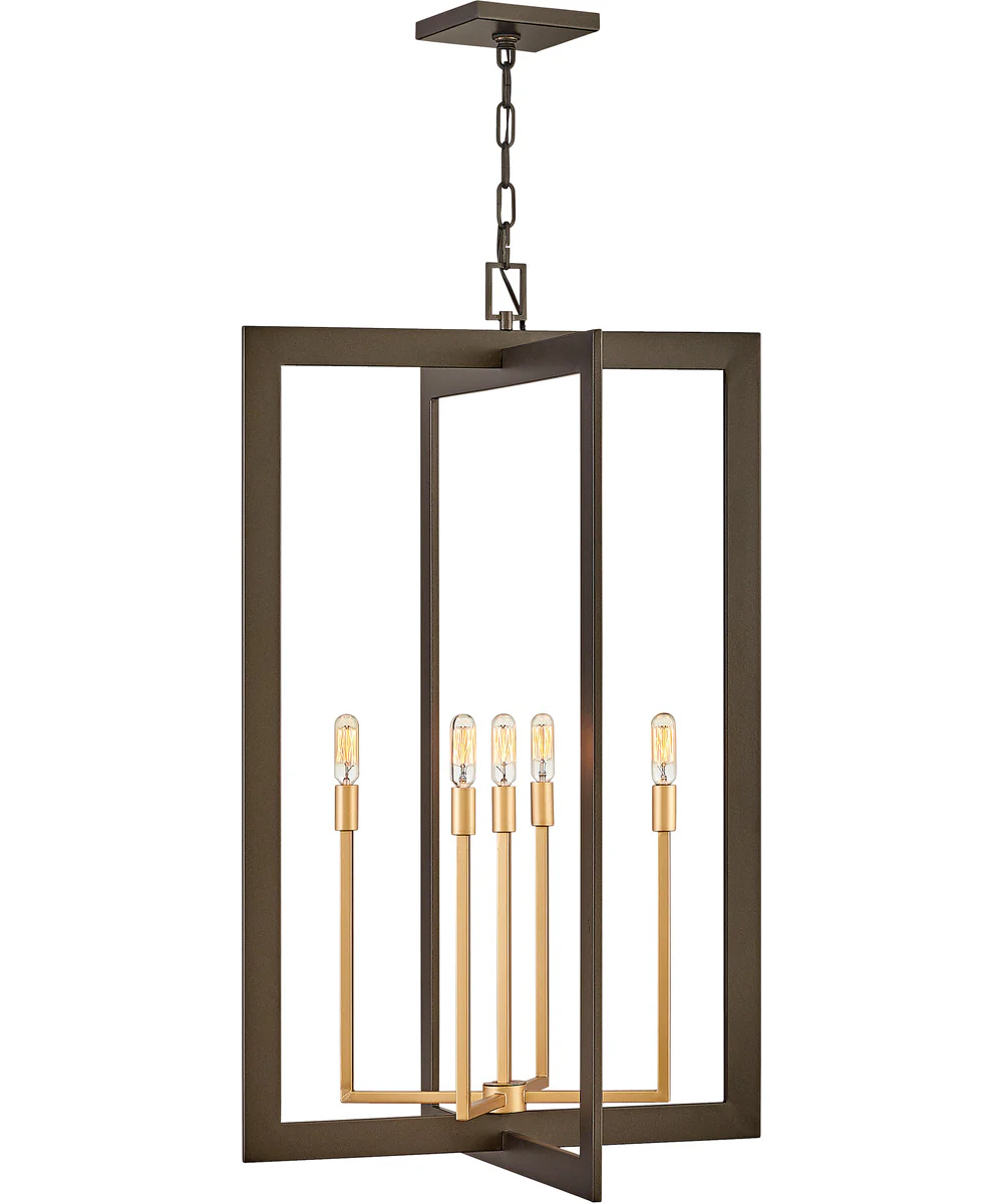 Anders 5-Light Large Single Tier in Metallic Matte Bronze