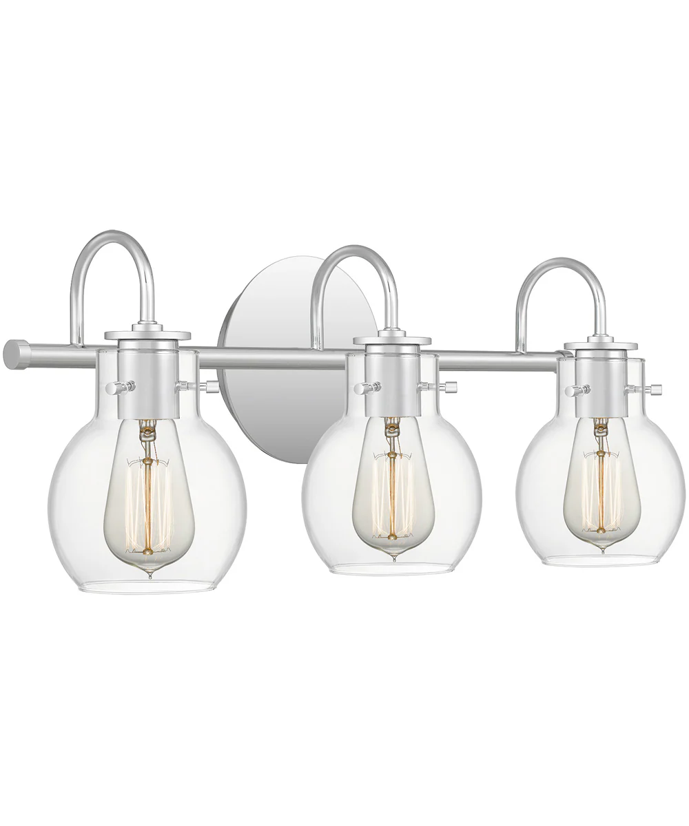 Andrews Large 3-light Bath Light Polished Chrome - Image 4
