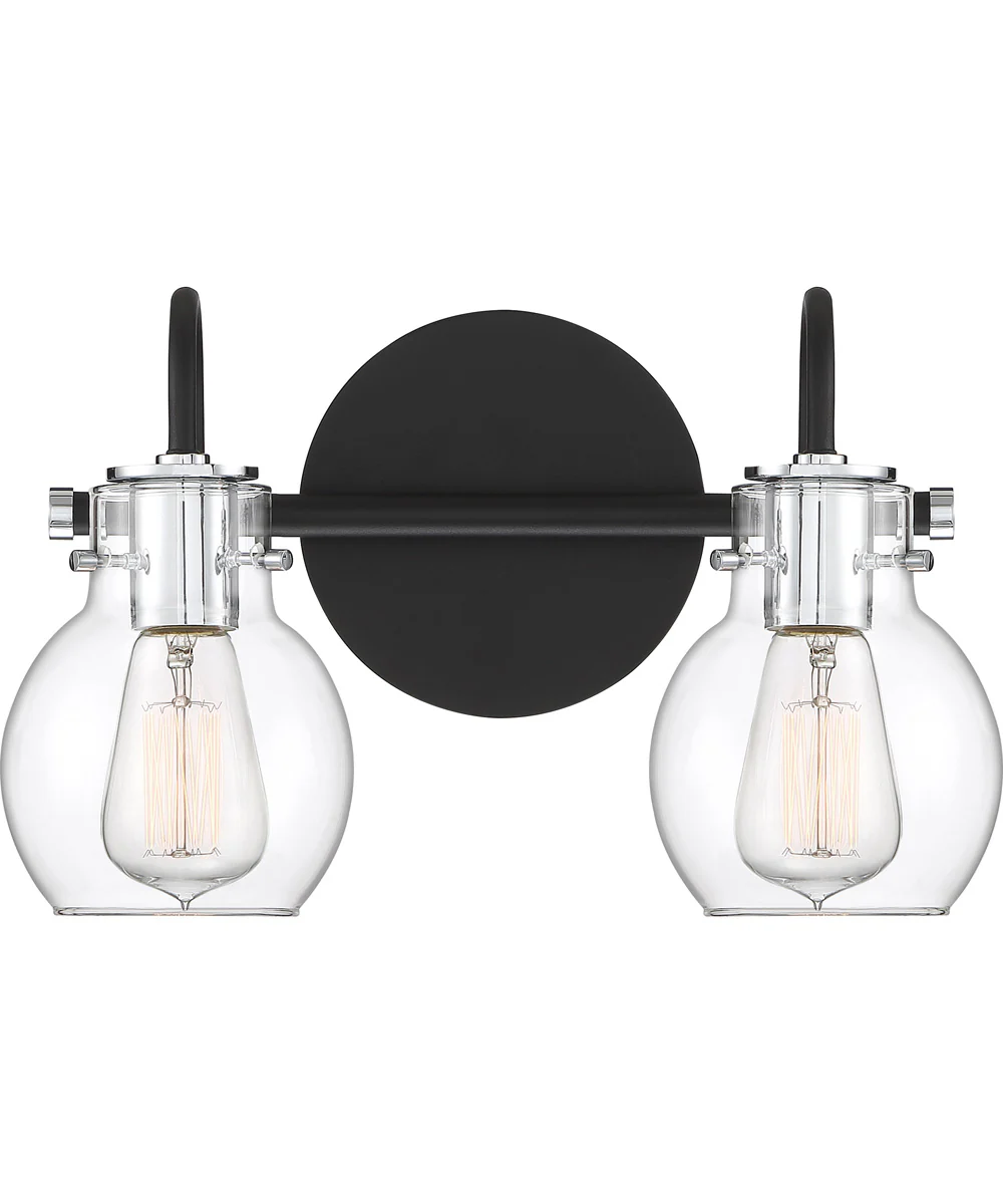 Andrews Medium 2-light Bath Light Earth Black - Image 2