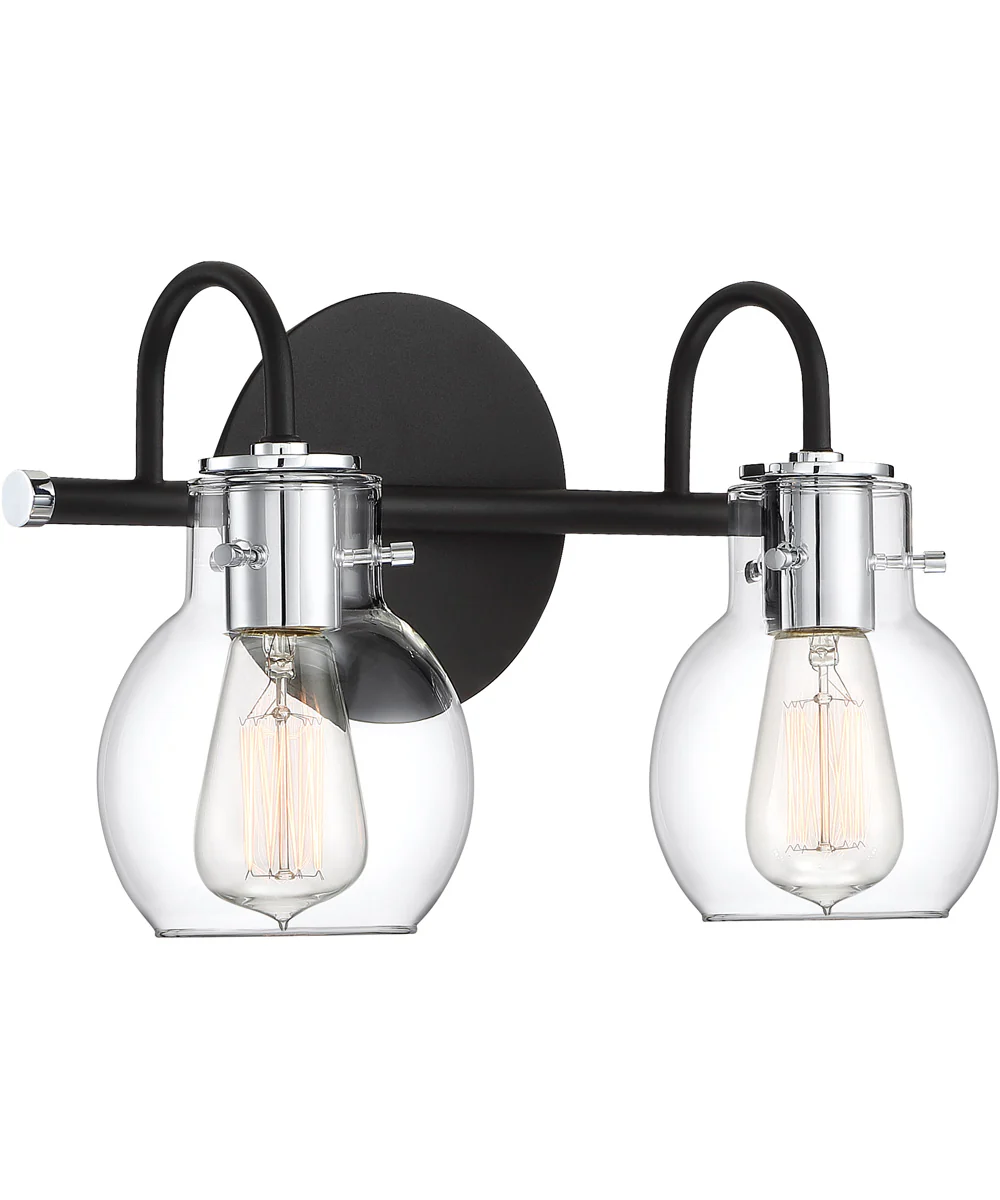 Andrews Medium 2-light Bath Light Earth Black - Image 3