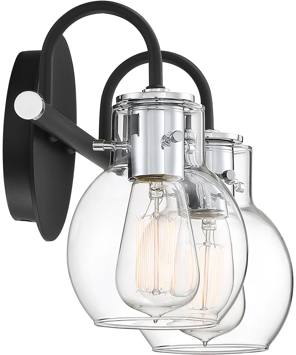 Andrews Medium 2-light Bath Light Earth Black - Image 4