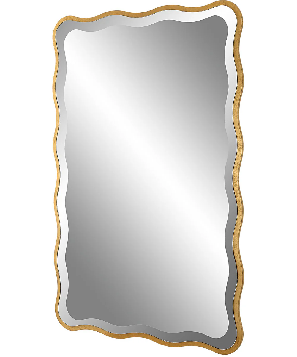 Aneta Gold Scalloped Mirror - Image 4