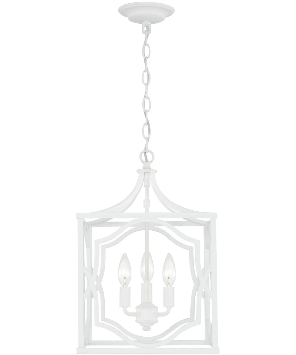 Anna 3-Light Foyer Textured White - Image 4