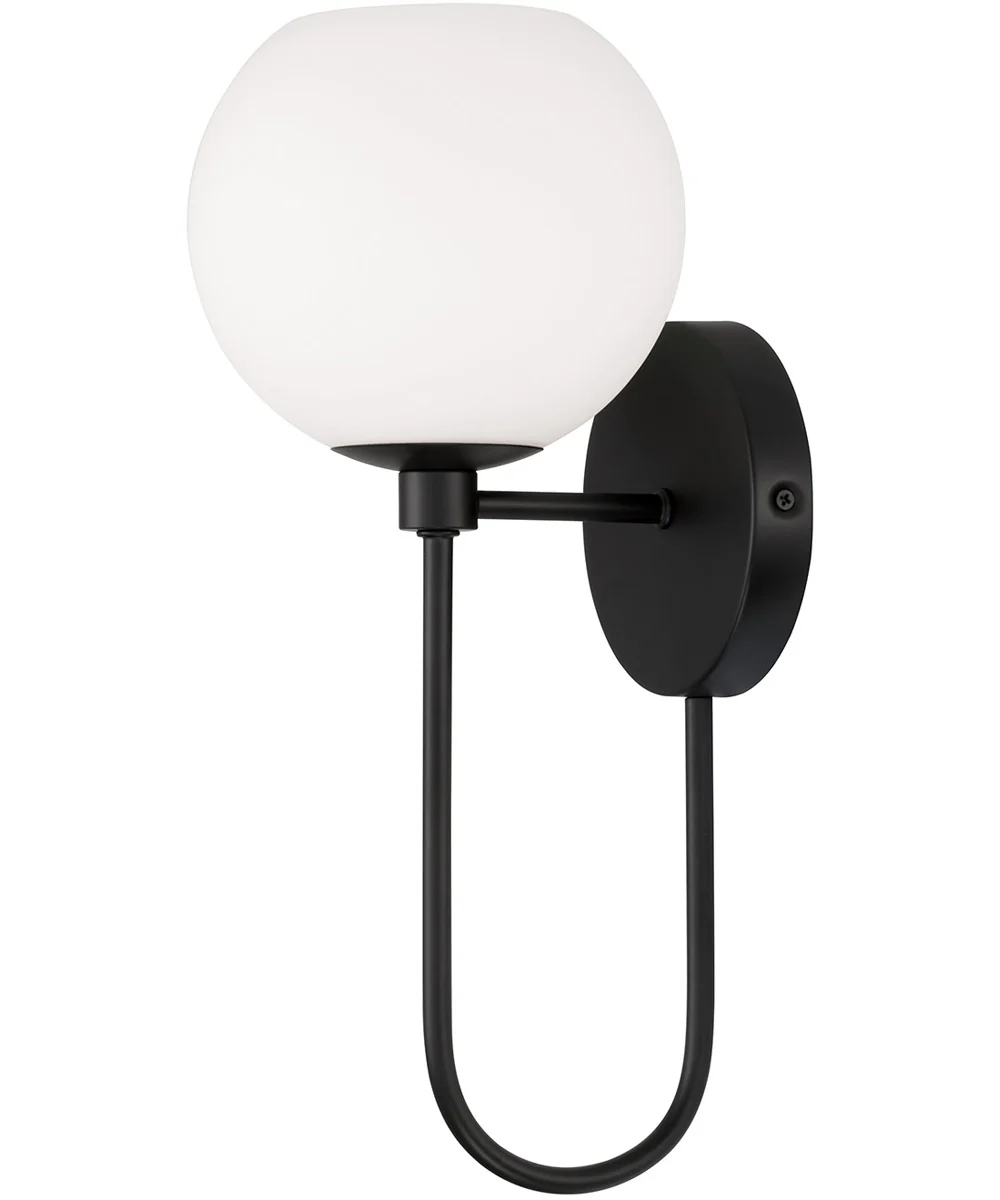 Ansley 1-Light Sconce Matte Black