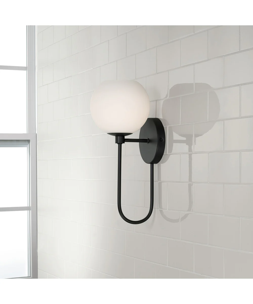 Ansley 1-Light Sconce Matte Black - Image 2