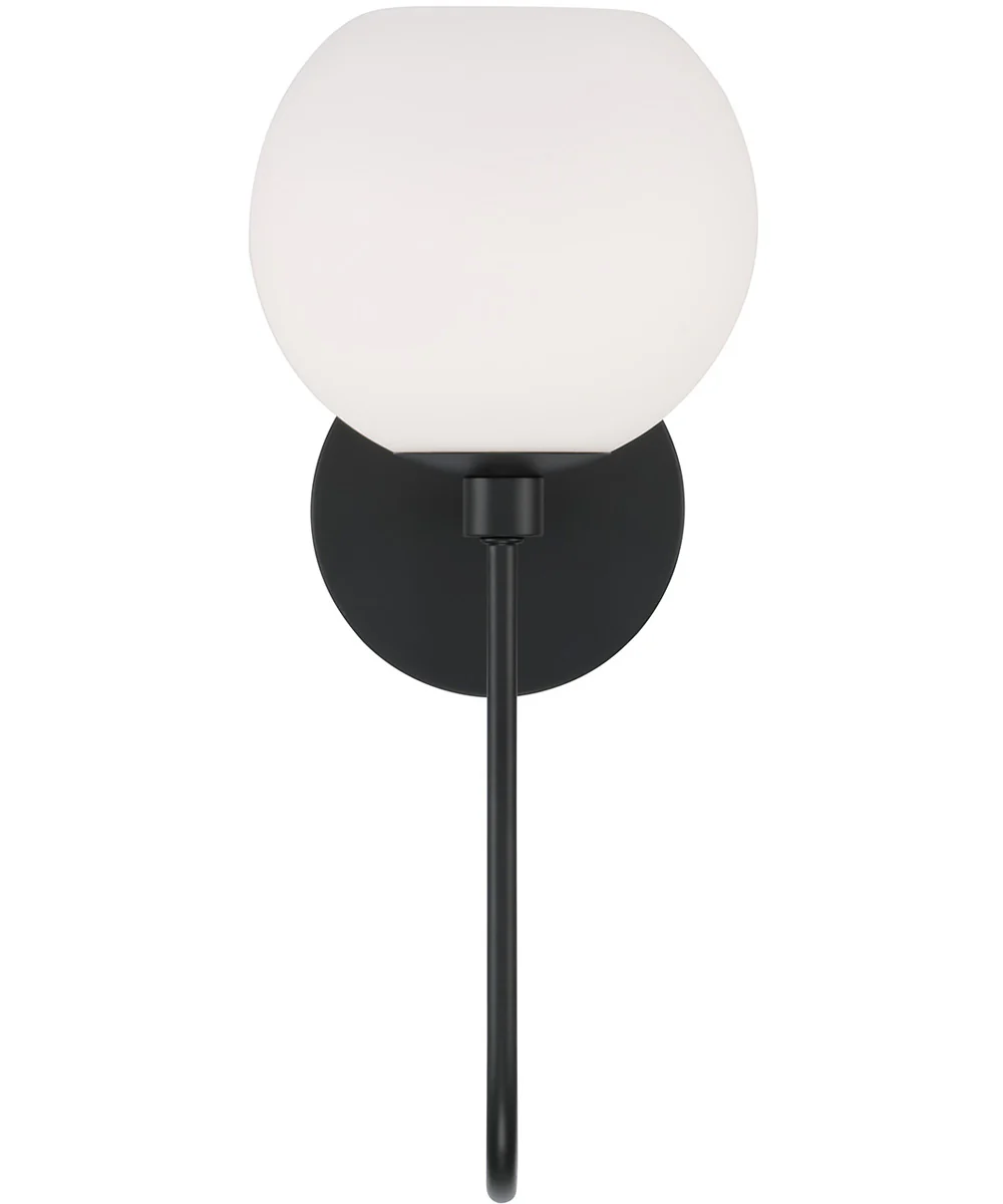 Ansley 1-Light Sconce Matte Black - Image 3