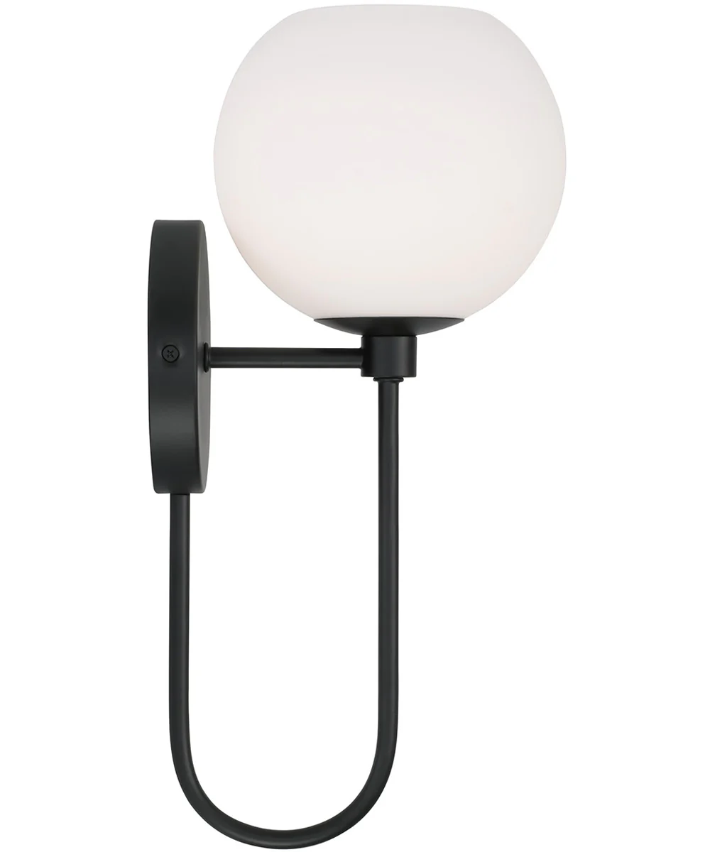 Ansley 1-Light Sconce Matte Black - Image 4