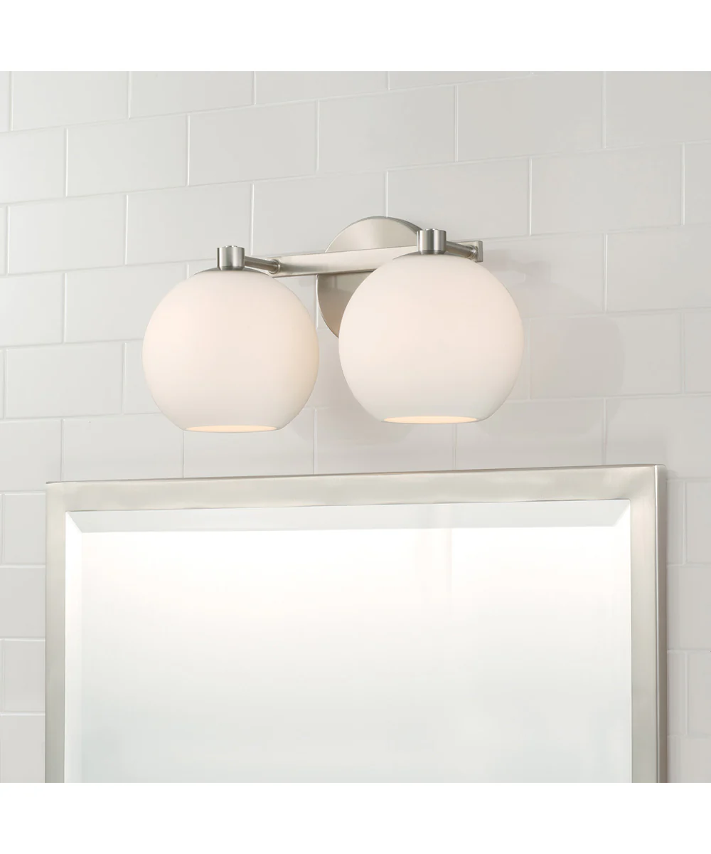 Ansley 2-Light Vanity Brushed Nickel - Image 2