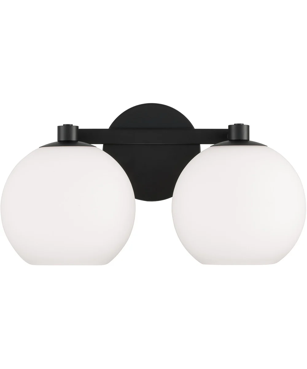 Ansley 2-Light Vanity Matte Black - Image 4