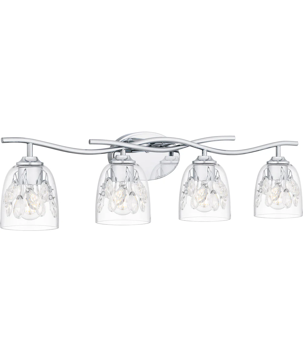 Ansley Extra Large 4-light Bath Light Polished Chrome - Image 3