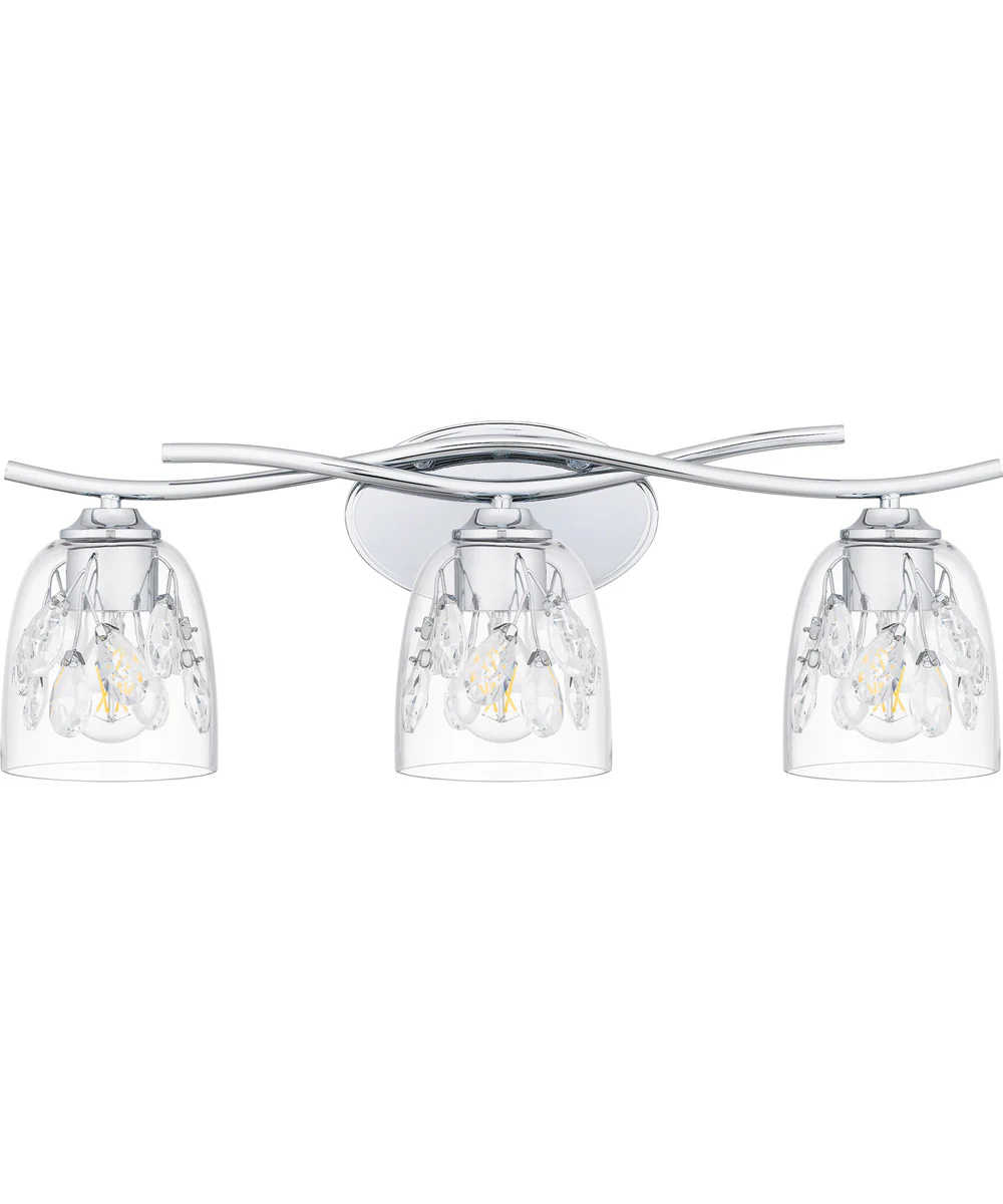 Ansley Large 3-light Bath Light Polished Chrome - Image 2