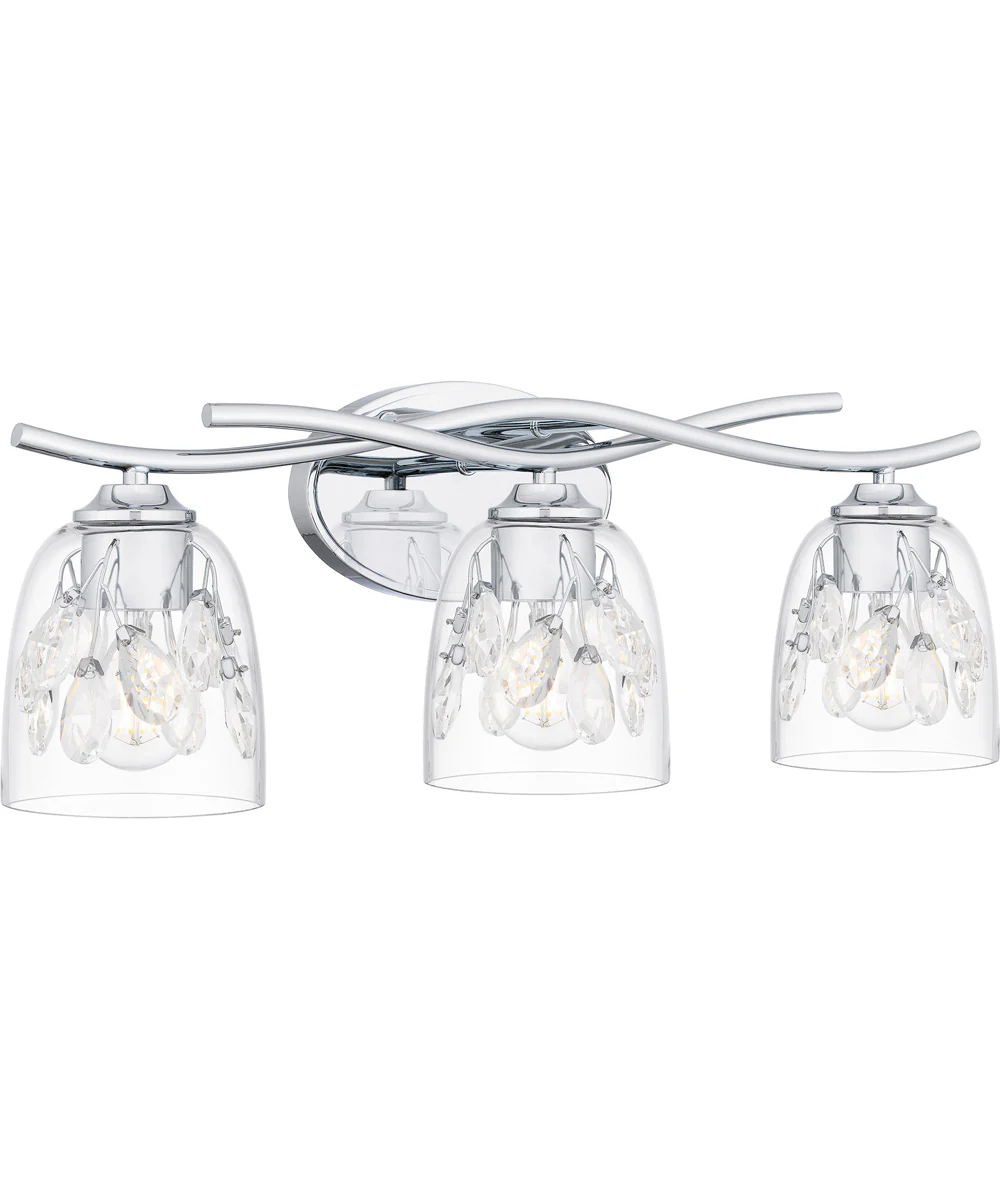 Ansley Large 3-light Bath Light Polished Chrome - Image 3