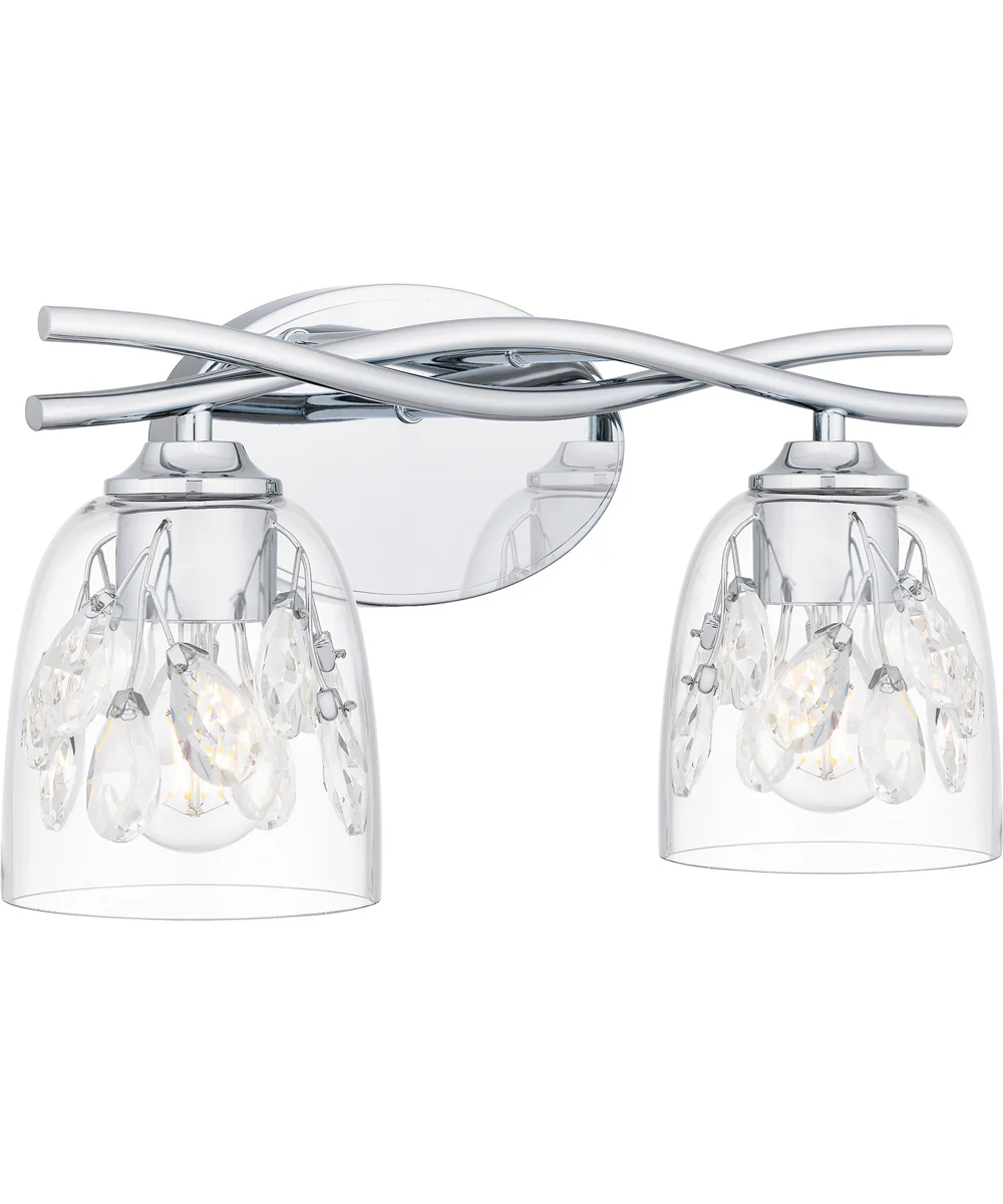Ansley Medium 2-light Bath Light Polished Chrome - Image 3
