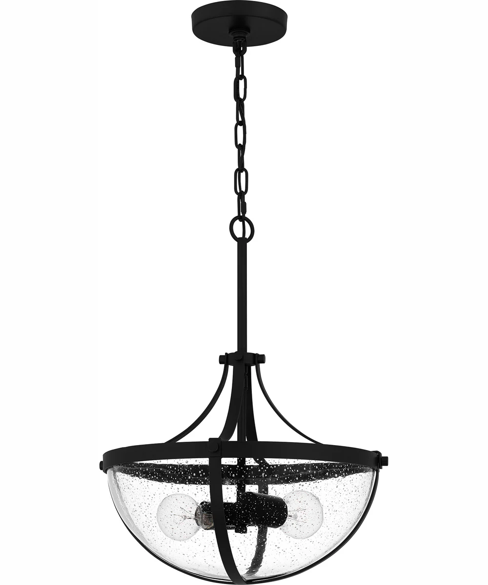 Antebellum Large 2-light Pendant Matte Black - Image 3