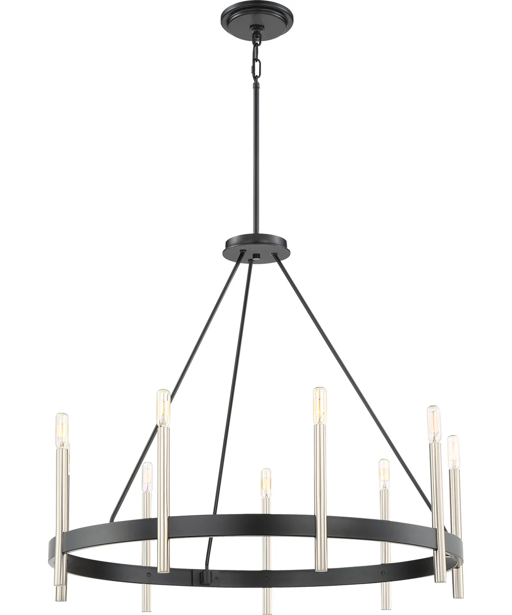 Anthem 9-light Chandelier Mystic Black - Image 5