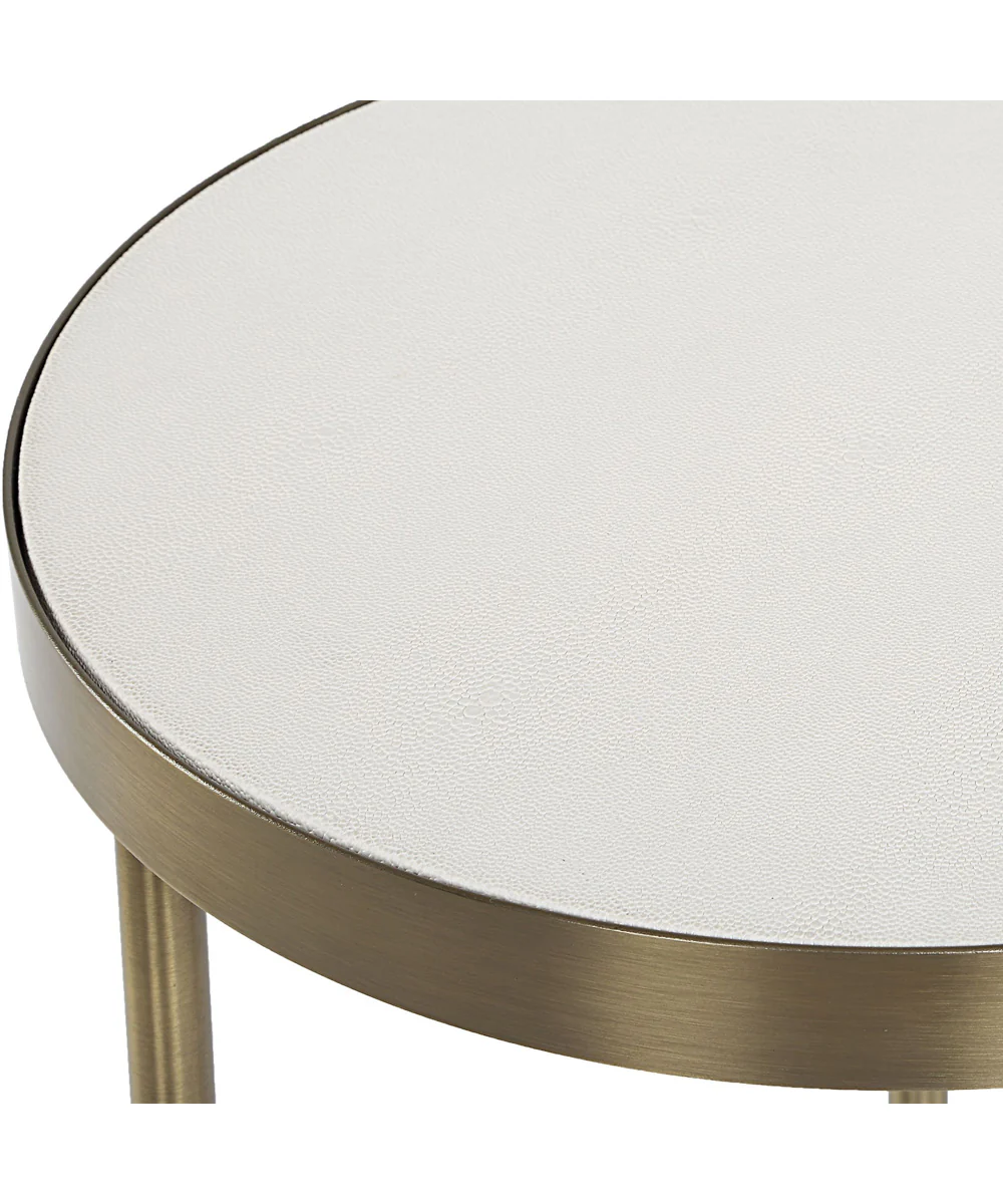 Aragon White Nesting Tables Set of 2 - Image 6
