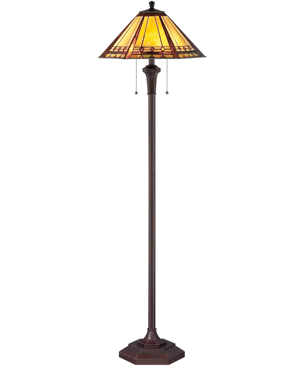Arden Medium 2-light Floor Lamp Russet - Image 2