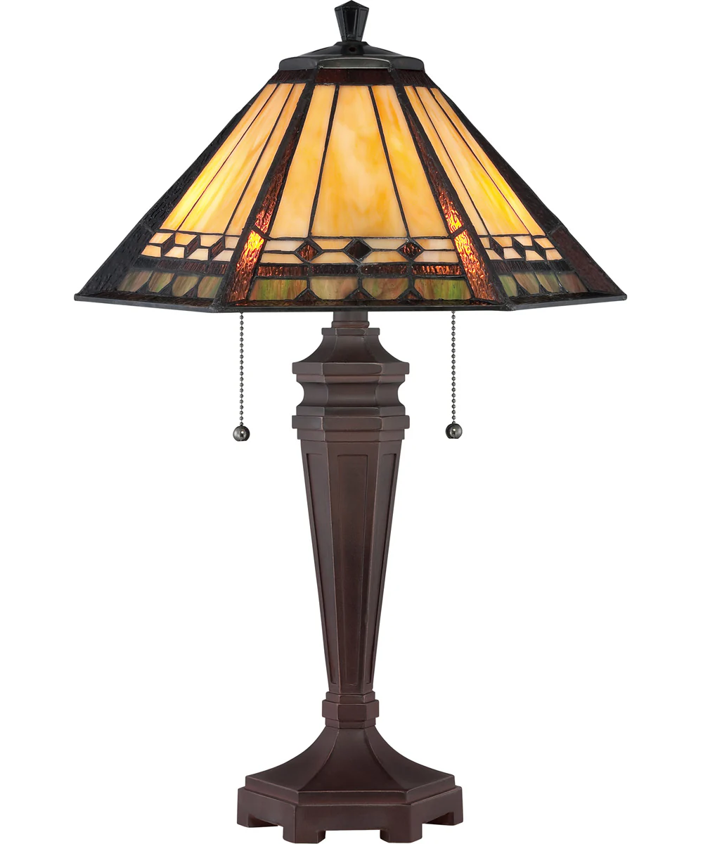 Arden Small 2-light Table Lamp Russet