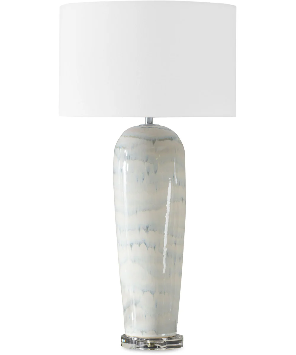 Arden White Glaze Table Lamp - Image 4