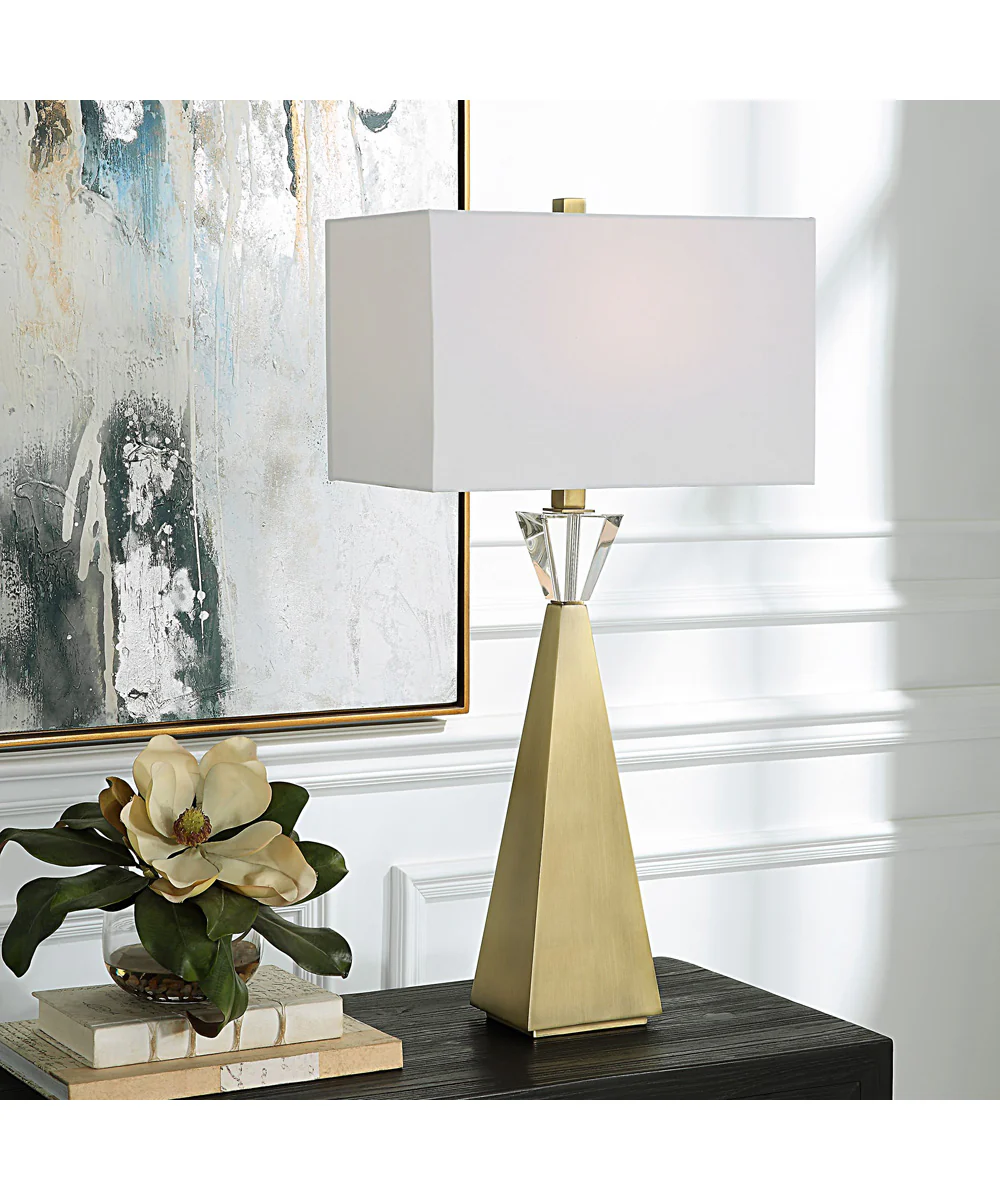 Arete Modern Brass Table Lamp - Image 2
