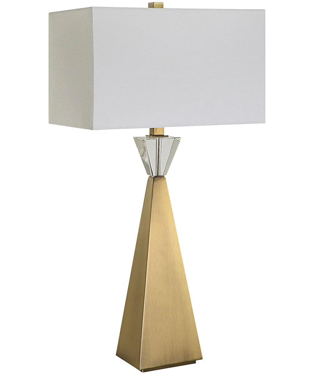 Arete Modern Brass Table Lamp - Image 4