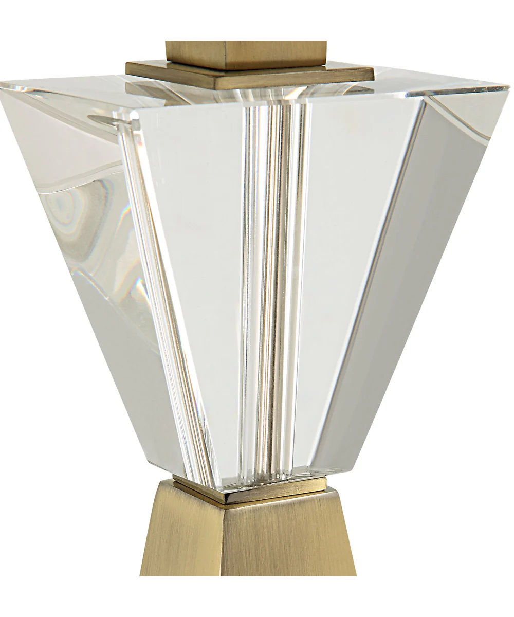 Arete Modern Brass Table Lamp - Image 7