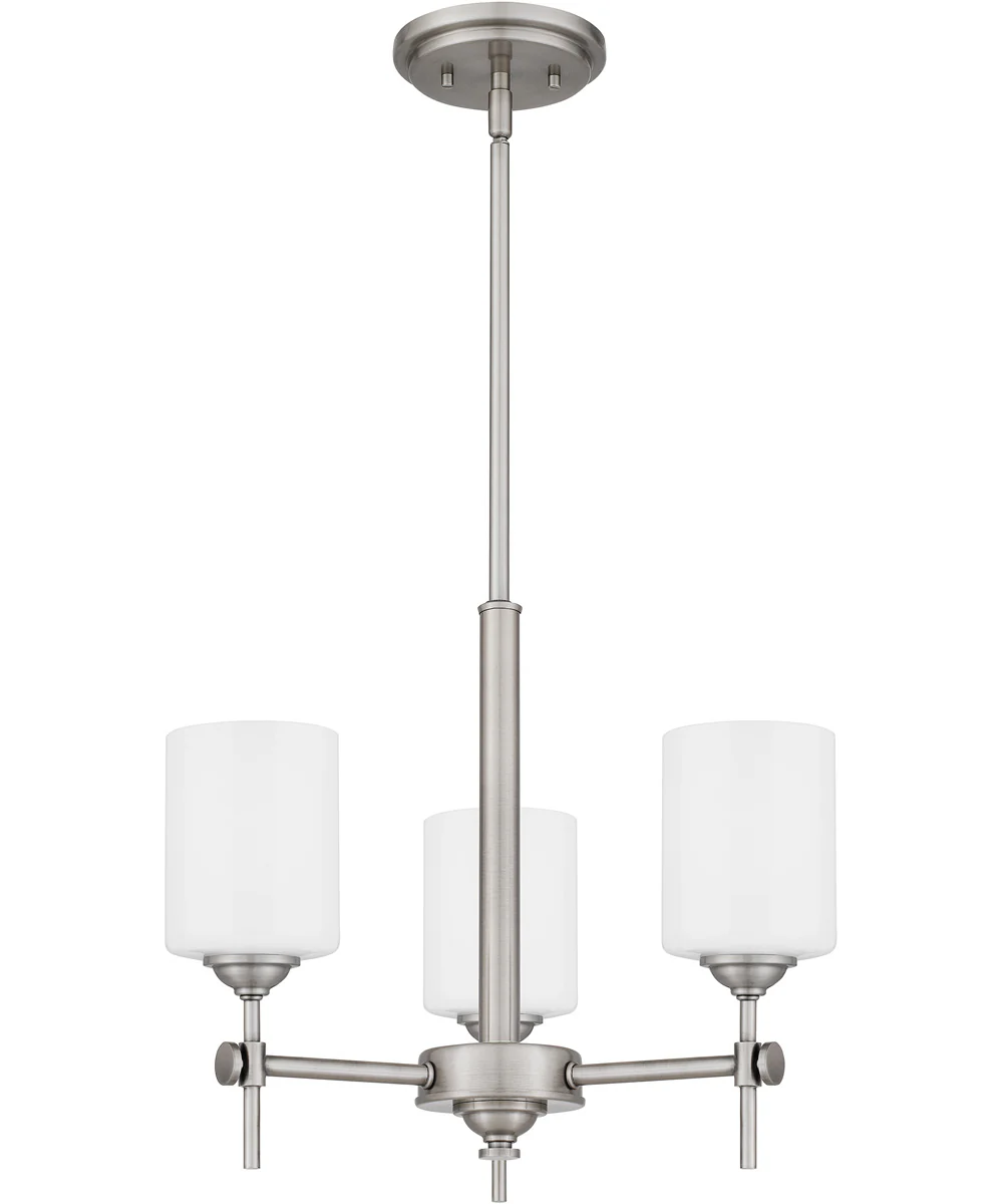 Aria 3-light Pendant Antique Polished Nickel - Image 3