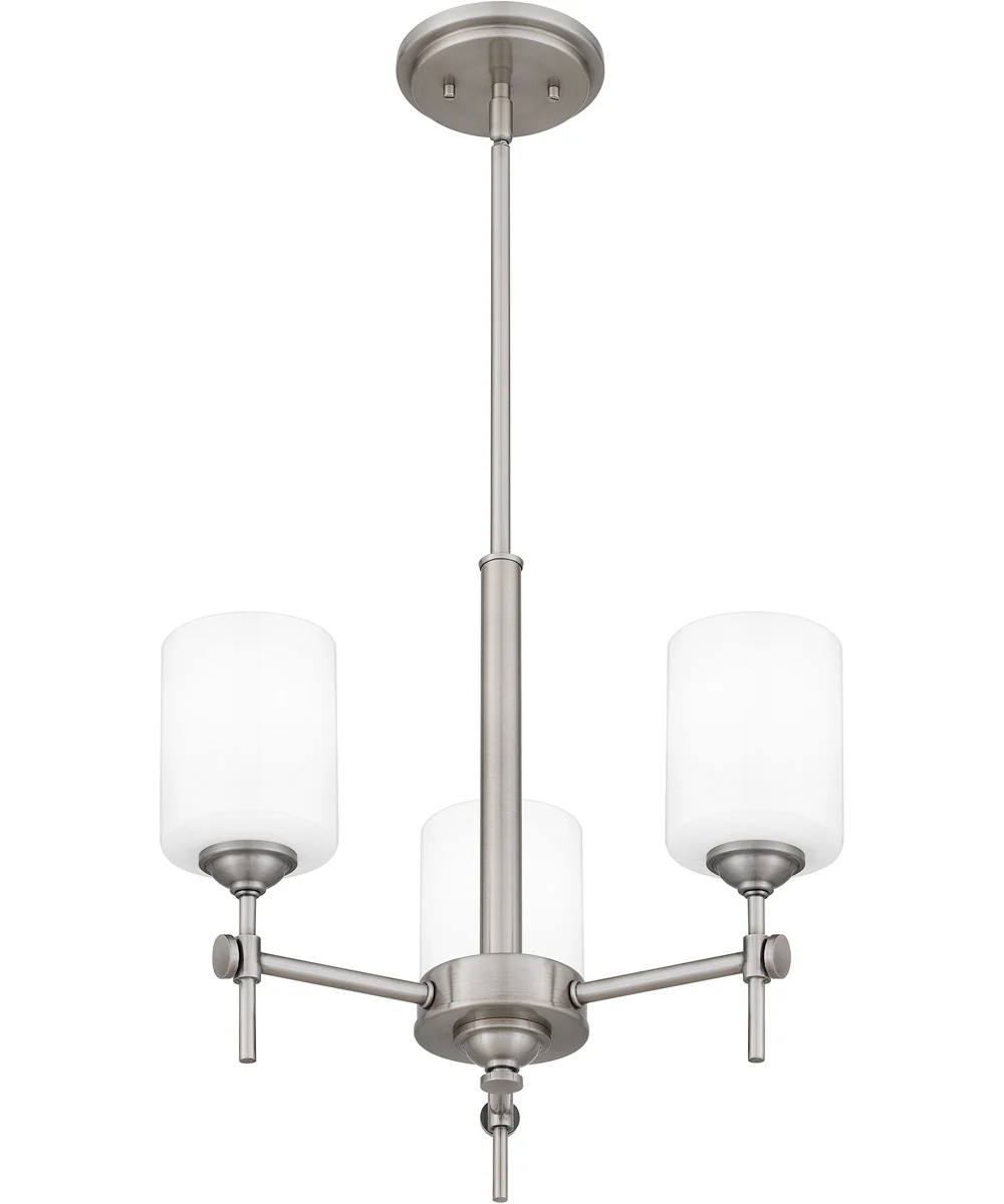 Aria 3-light Pendant Antique Polished Nickel - Image 5