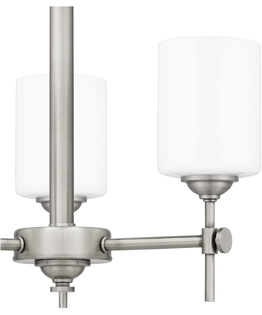 Aria 3-light Semi Flush Mount Antique Polished Nickel - Image 6