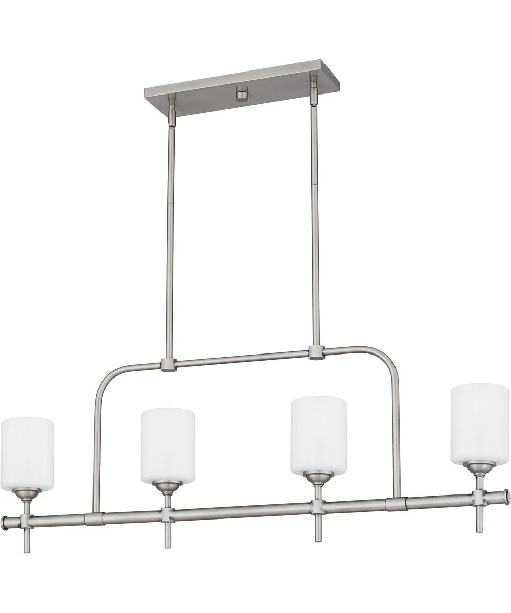Aria 4-light Island Light Antique Polished Nickel - Image 3