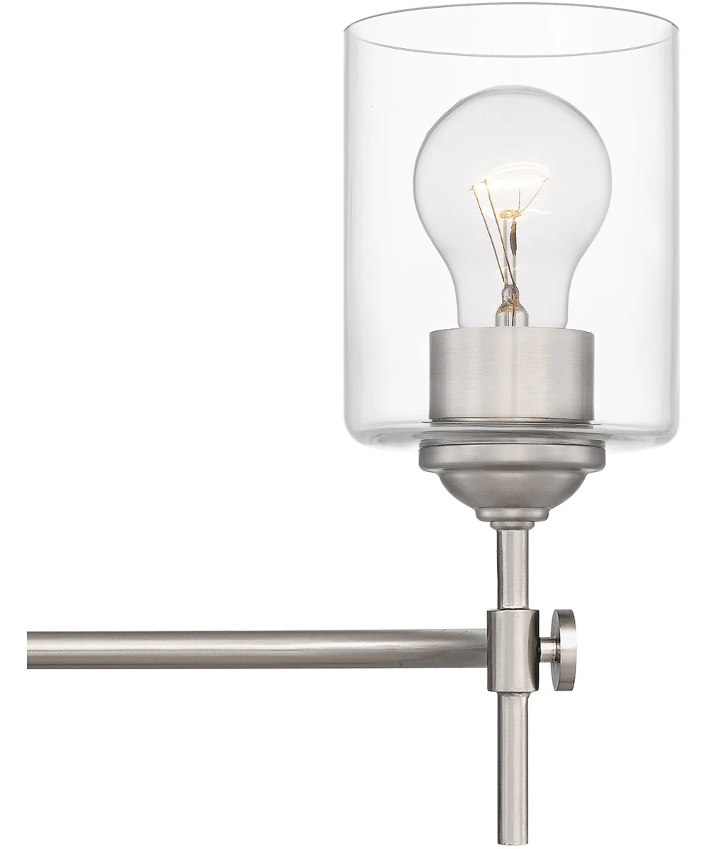 Aria Extra Large 4-light Bath Light Brushed Nickel - Image 6