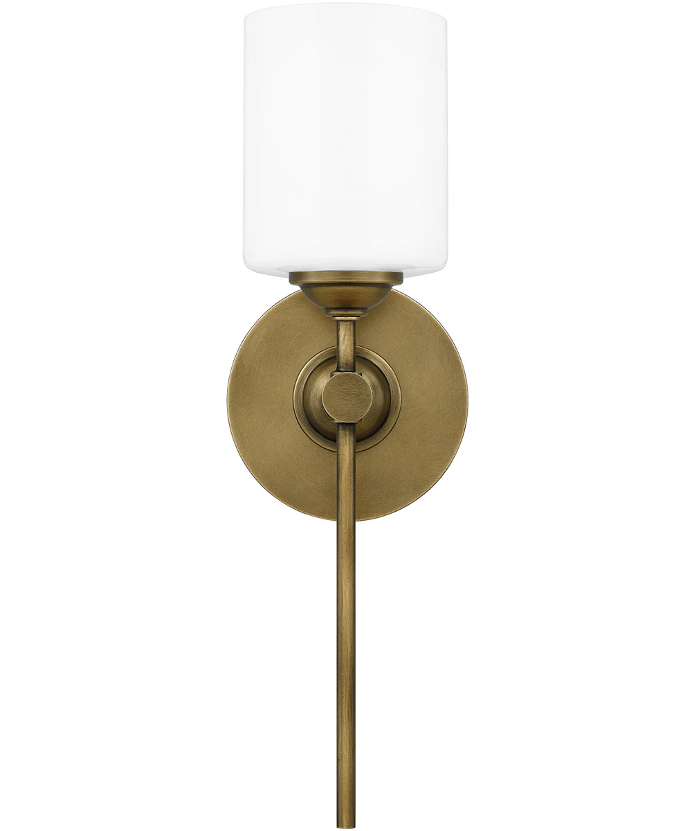 Aria Small 1-light Wall Sconce Weathered Brass - Image 2