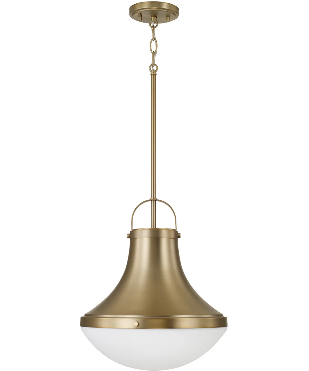 Arlo 1-Light Pendant Aged Brass