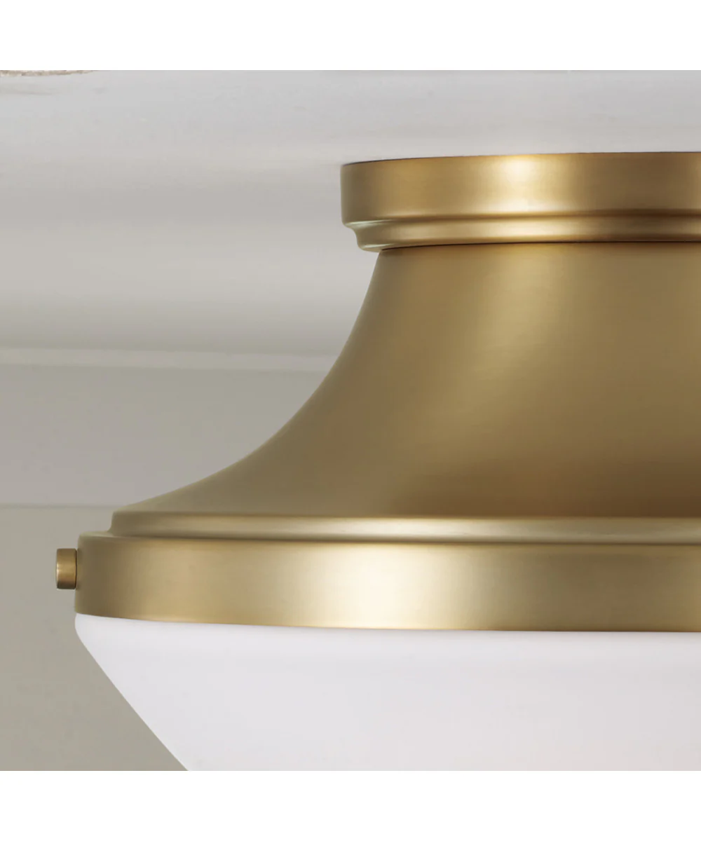 Arlo 3-Light Flush Aged Brass - Image 4