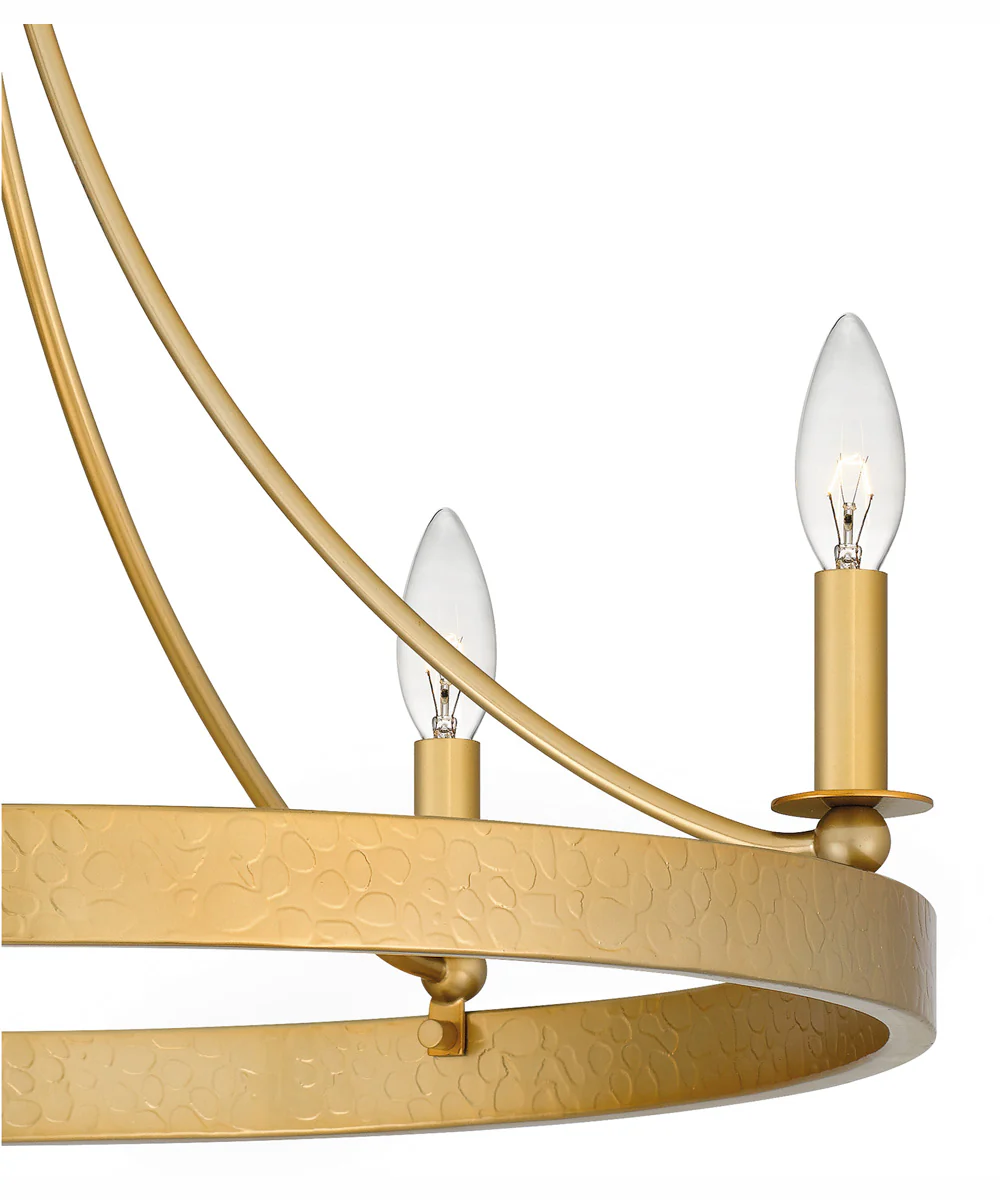 Aspyn 5-light Chandelier Light Gold - Image 6