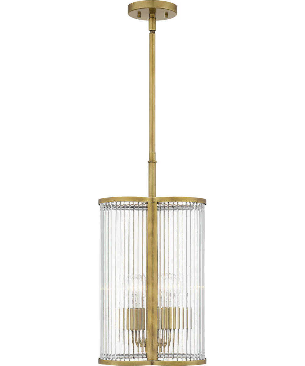 Aster Small 4-light Mini Pendant Weathered Brass - Image 4