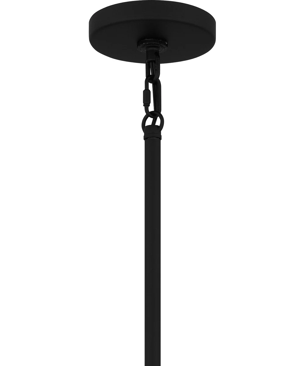 Atkins 4-light Chandelier Matte Black - Image 6