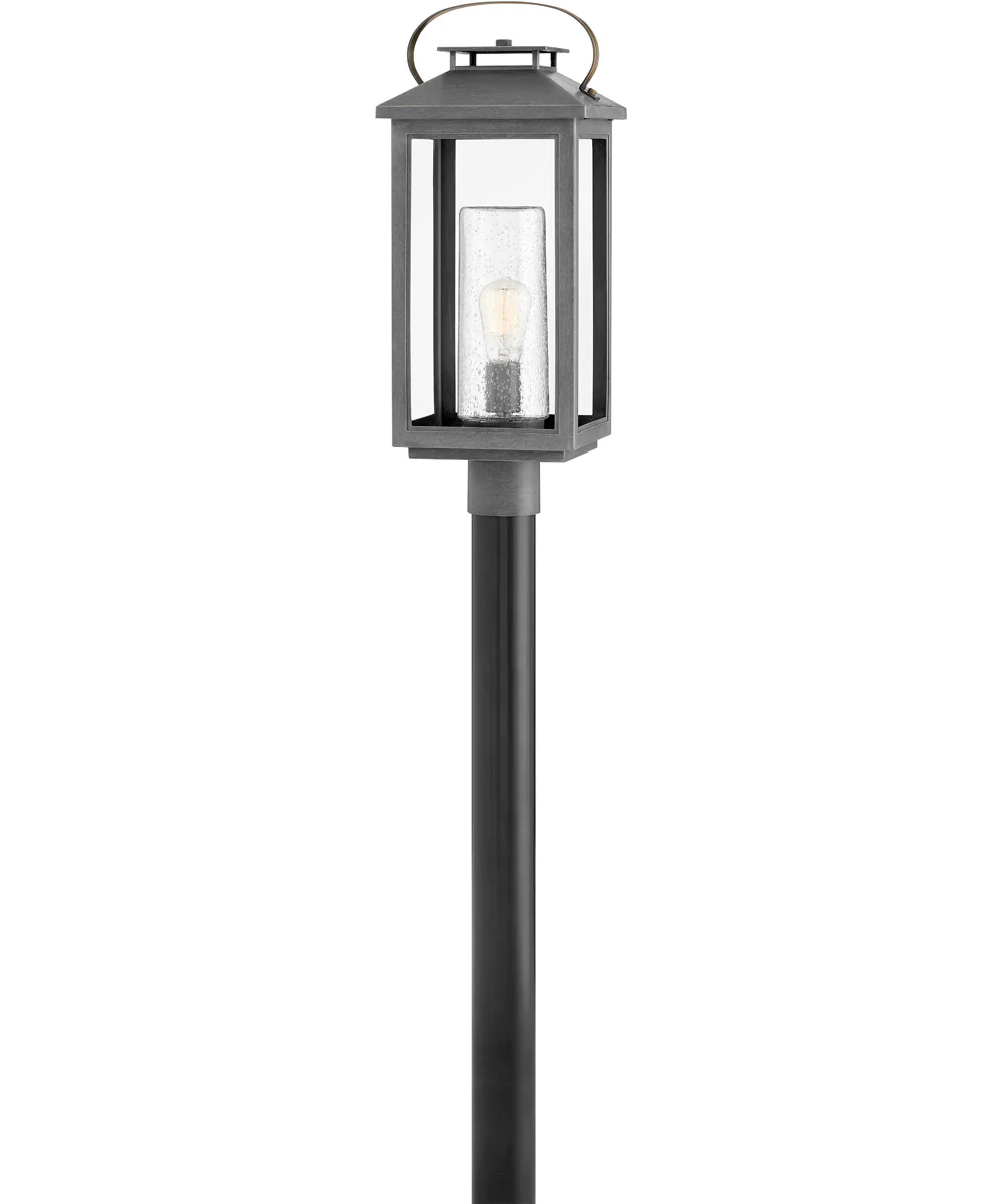 Atwater Coastal Elements  1-Light Medium Outdoor Post Top or Pier Mount Lantern in Ash Bronze
