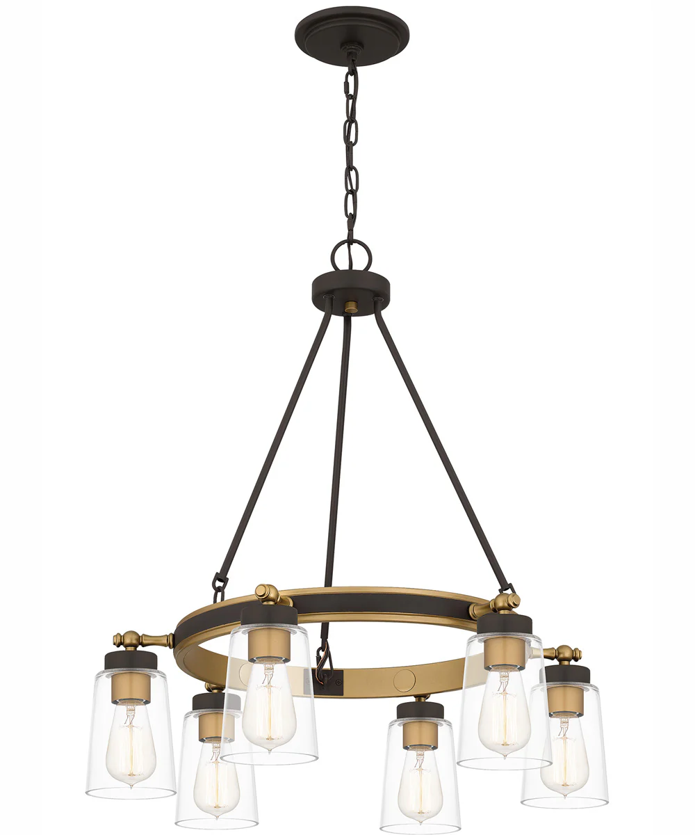 Atwood 6-light Chandelier Old Bronze - Image 8