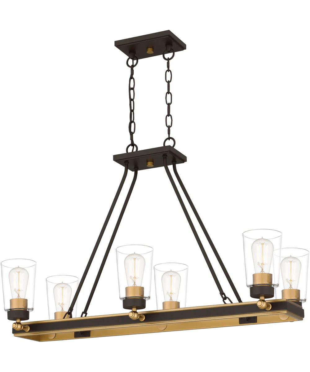 Atwood Small 6-light Island Light Old Bronze - Image 2