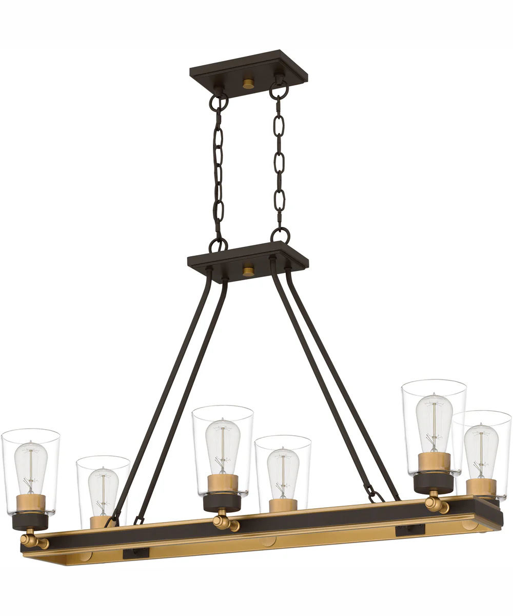 Atwood Small 6-light Island Light Old Bronze - Image 3