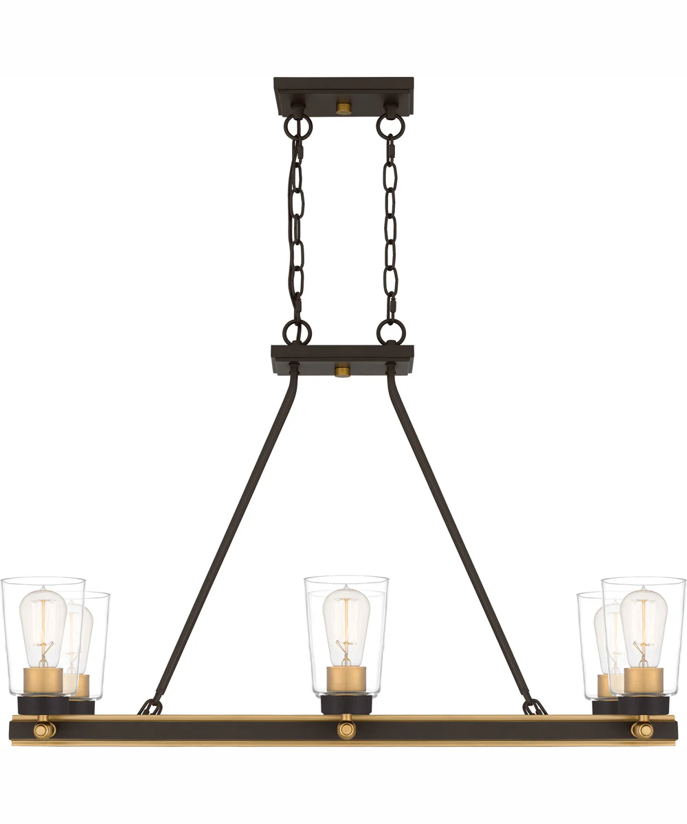 Atwood Small 6-light Island Light Old Bronze - Image 4
