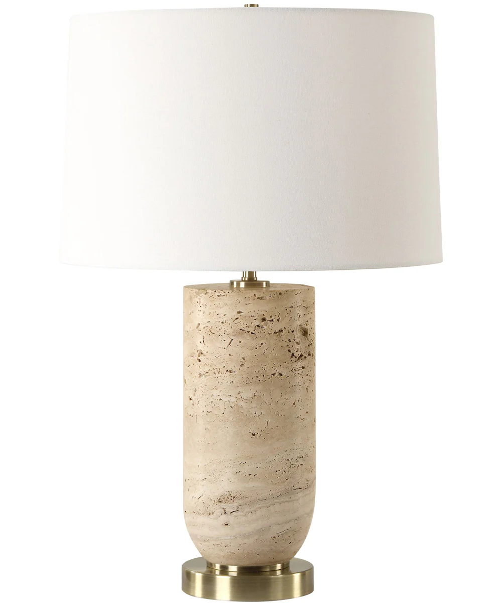 Aubrey Travertine Table Lamp - Image 4