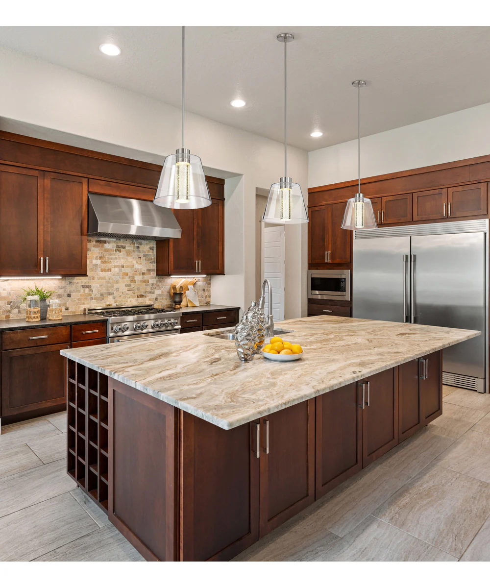 Aura  Pendant Brushed Nickel - Image 2
