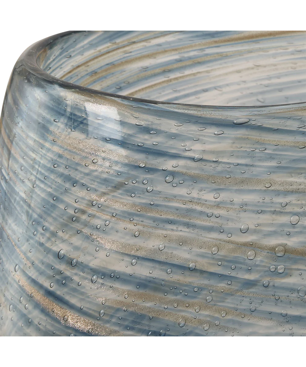 Aurora Swirl Glass Vases, Set of 2 - Image 4