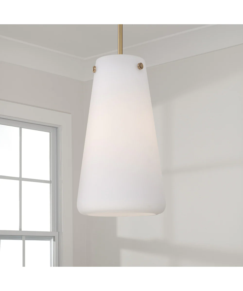 Averitt 1-Light Pendant Aged Brass - Image 2