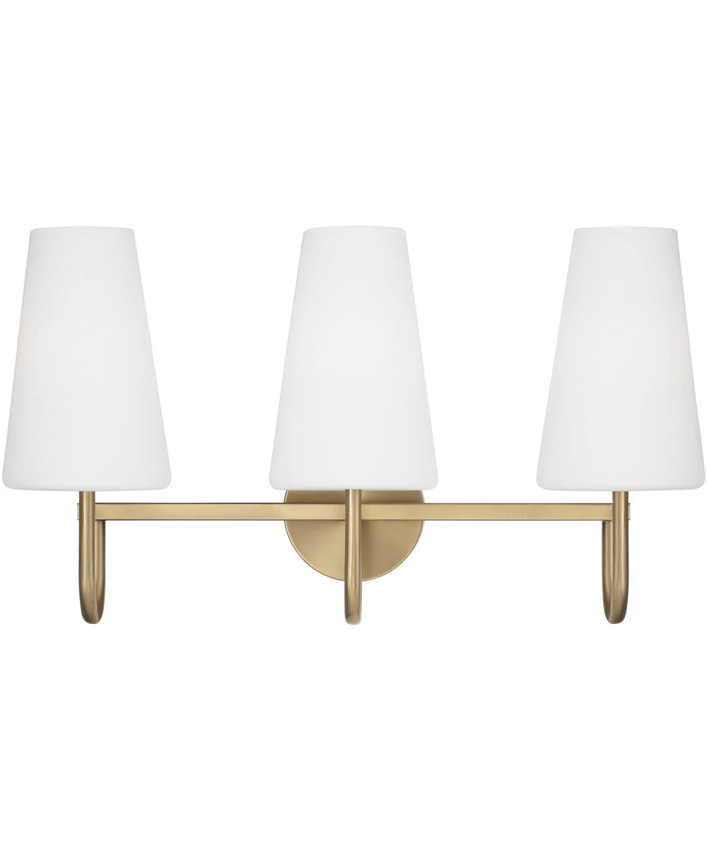 Averitt 3-Light Vanity Aged Brass - Image 3